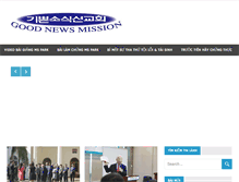 Tablet Screenshot of goodnewsvn.org